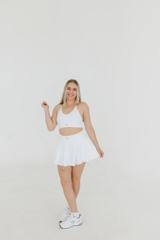PURE WHITE SOLO STRAP BRA