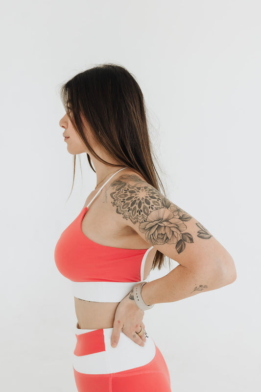 BLAZE PEACH CORE AXIS SET (Sports Bra)